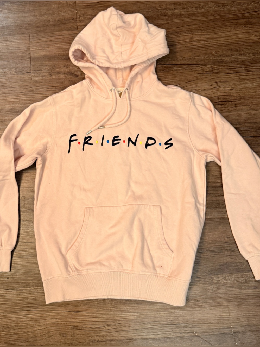 H&M Pink FRIENDS Logo Hoodie